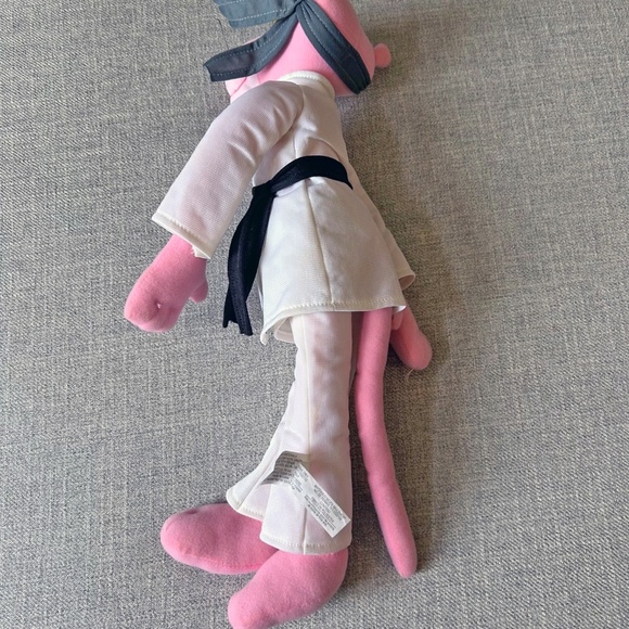 Vintage 1964-2005 Nanco Pink Panther in Karate Outfit Plush 18" - Picture 10 of 11